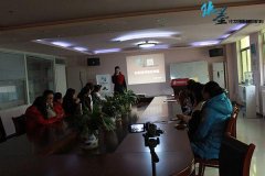 水墨化妆摄影培训机构高级讲师为富顺医院培训