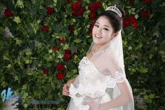 水墨化妆摄影培训机构学生课堂作品高贵新娘