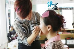 烟台电视台30周年庆造型现场