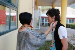 化妆学校为烟台电视台《快乐闯关》节目造型