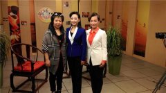 水墨为烟台电视台黄玮倾听栏目主持人、嘉宾造