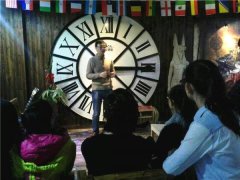 水墨团队为烟台第一档真人秀节目化妆