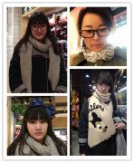 水墨化妆培训学校学生走街  享受海淘乐趣