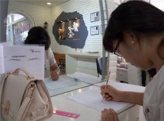 烟台水墨半永久学生练眉毛中