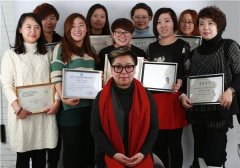 水墨半永久学生新生老生进修毕业合影