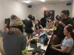 蒙娜蔓菲星模决赛特邀水墨张校长出席  水墨团队