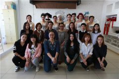 水墨化妆造型摄影培训学校全科班学生毕业了，