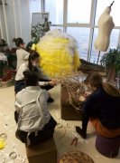 水墨造型团队电视台春晚挑大梁 十套创意服装艳